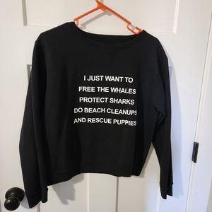 Cropped sweater